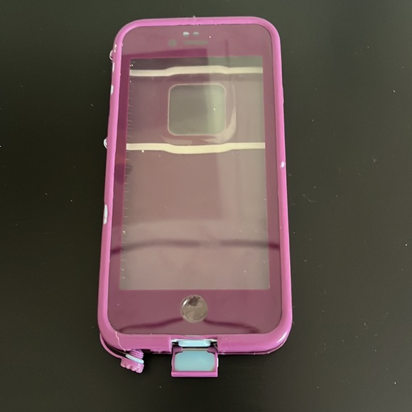 Purple/aqua Lifeproof 6s iPhone case - Picture 4 of 5